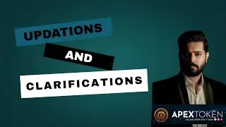 Updations And Clarifications From Apex Token | Rain Drops |