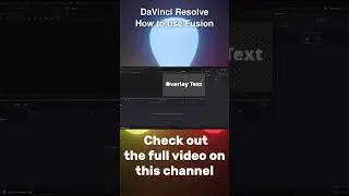 Opening clips to fusion. #davinciresolve #tutorial #fusion