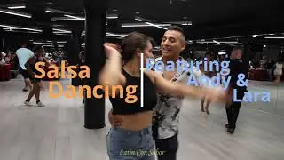 Andy Yanez & Lara Ranisa Featured Social Dancing on Sunday 7-17-22 at Afinke Dance Company.