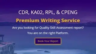 CDR Report Writing Service