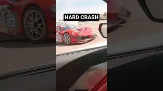 HARD CRASH! Full unseen footage of the bad Ferrari crash I witnessed on the racetrack.