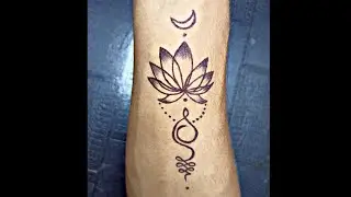 Mandala tattoo || flower tattoo || #shorts #youtubeshorts