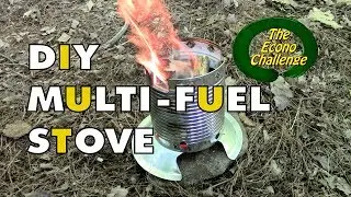 DIY Multi-Fuel Backpacking Stove featuring the Wood Pellet Hobo Stove