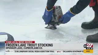 Trout stocking begins in Cumberland County lake