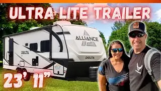 Lightweight Travel Trailer Under 24 FEET - Alliance Delta ML206 Ultra Lite Travel Trailer