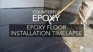Epoxy Floor Installation Timelapse
