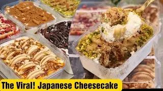 The viral‼️ Japanese cheesecake| trending now japanese Cheesecake recipe| Bake N Roll 