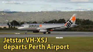 Jetstar Airways (VH-XSJ) departing Perth Airport on RW03.
