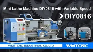 Mini Lathe Machine DIY0816 with Variable Speed | 38mm Spindle bore