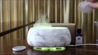 817 marbel grain remote control large mist essential oil humidifier aroma diffuser