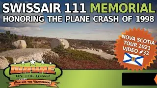 Memorial for Swissair Flight 111 which crashed near Peggy's Cove, Nova Scotia in 1998