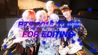 BTS 2016 Clips For Editing