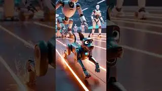 Momo vs Robot Dog: The Cutest Tech Showdown at Robo Expo! 🤖🐶