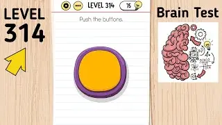 Brain Test Level 314 Push The Buttons.