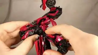 Unique Toys Red Destroyer (AOE Stinger) transformation tutorial