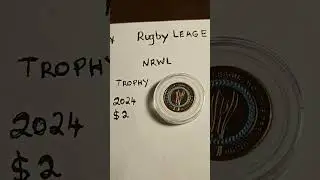 #2024 #$2 #Australia #coin #colour, color #NRWL #Rugby League #football 🇦🇺 #coin 🪙