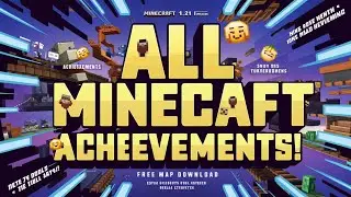 🔥 Completed ALL Minecraft 1.21 Achievements in Pocket Edition! 🏆 Free Map Download