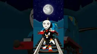 Pop Sonic And Horror Momo Thomas Train! Pop Sonic In The Backrooms! Sonic VS Momo Train #shorts