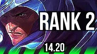 TALON vs OLAF (JGL) | Rank 2, Rank 1 Talon, Legendary, 16/2/5, 700+ games | EUW Challenger | 14.20