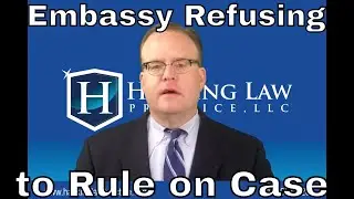 Embassy refusing to rule on overseas spouse visa application
