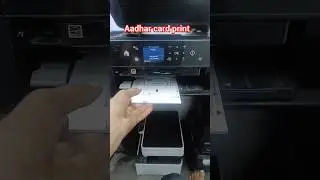 Epson L850 printer #Aadhar card print #abha card #Pan card print #epson #printersupport