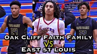 4🌟 Sophomore JOSIAH ROSE Leads OAK CLIFF FAMILY FAITH 🆚 East St. Louis 🔥🍿 ft  4🌟 Jamo White 