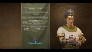 39 8 Египет, Рамзес II в Civilization VI