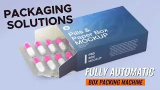 PHARMA BOX PACKAGING MACHINE FOR | BLISTER PACK | PHARMA | COSMETICS | SOAP