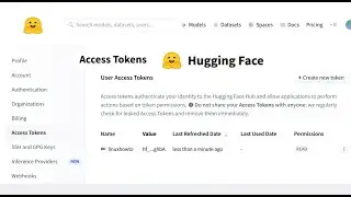 How to Generate a Hugging Face Access Token &ndash; For Cloning Private or Gated Model Repositories
