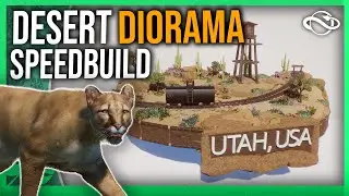 DESERT DIORAMA! - Planet Zoo Speedbuild