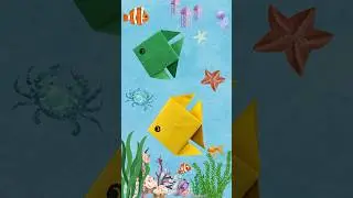 Easy Origami Fish Tutorial - Full video on the channel #origami #paper #origamitutorial #papercraft