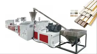 PVC Fluted Louver Wall Panel Making Machine High Speed Good Quality