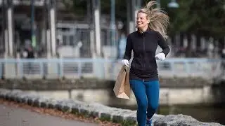 Jogging and picking up litter come together in ‘plogging’