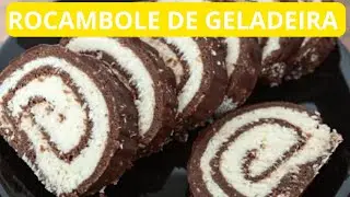 ROCAMBOLE DE GELADEIRA SUPER FÁCIL