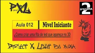 Aula 12 Setup Como criar uma fita de led que apareça  no 3D Curso de GrandMa 2 |ProjectXlight