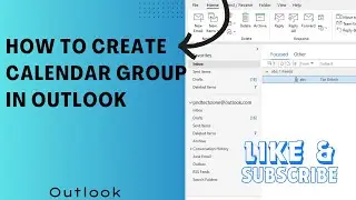 How To Create Calendar Group In Outlook