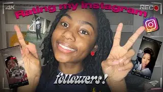 RATING MY INSTAGRAM AND TIKTOK FOLLOWERS‼️