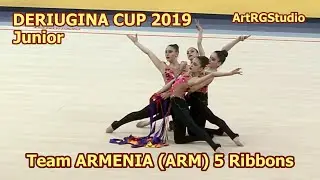 Team ARMENIA (ARM) 5 Ribbons - Junior - 2019 DERIUGINA CUP Grand Prix