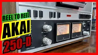GRABADORA DE CARRETE ABIERTO AKAI 250-D (Video de funcionamiento para su venta)