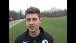 Crawley Town striker Shaun Miller