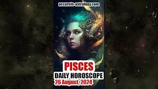 PISCES DAILY HOROSCOPE, August 26, 2024