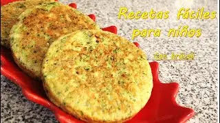 Tortitas de br&oacute;coli y pollo deliciosas y f&aacute;ciles de hacer | Receta para ni&ntilde;os