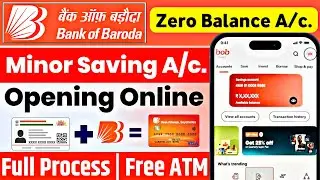 minor account opening online | Without KYC - Bank Of Baroda Minor Account Opening Online 2025