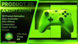 Xbox Controller Product 3D Animation By ZEON HORIZON