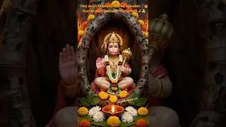 #shorts #hanumanji #share #ytshorts @share.bhakti25 Hey Dukh Bhanjan Maruti Nandan 🚩🙏Hanuman Ji🔥