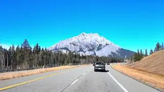 🇨🇦 Banff Town, Banff National Park &ndash; Scenic Driving Tour in 4K