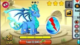 Dragon City - Cool Fire Dragon + Combat [Freebies Dragon 2017]