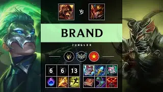 Brand Jungle vs Jarvan IV - VN Challenger Patch 25.16