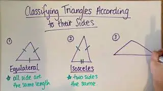 Geometry │ Classifying Triangles According to their Sides