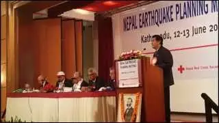 Mr. Dev Ratna DHAKHWA During NepalQuake Planning Meeting